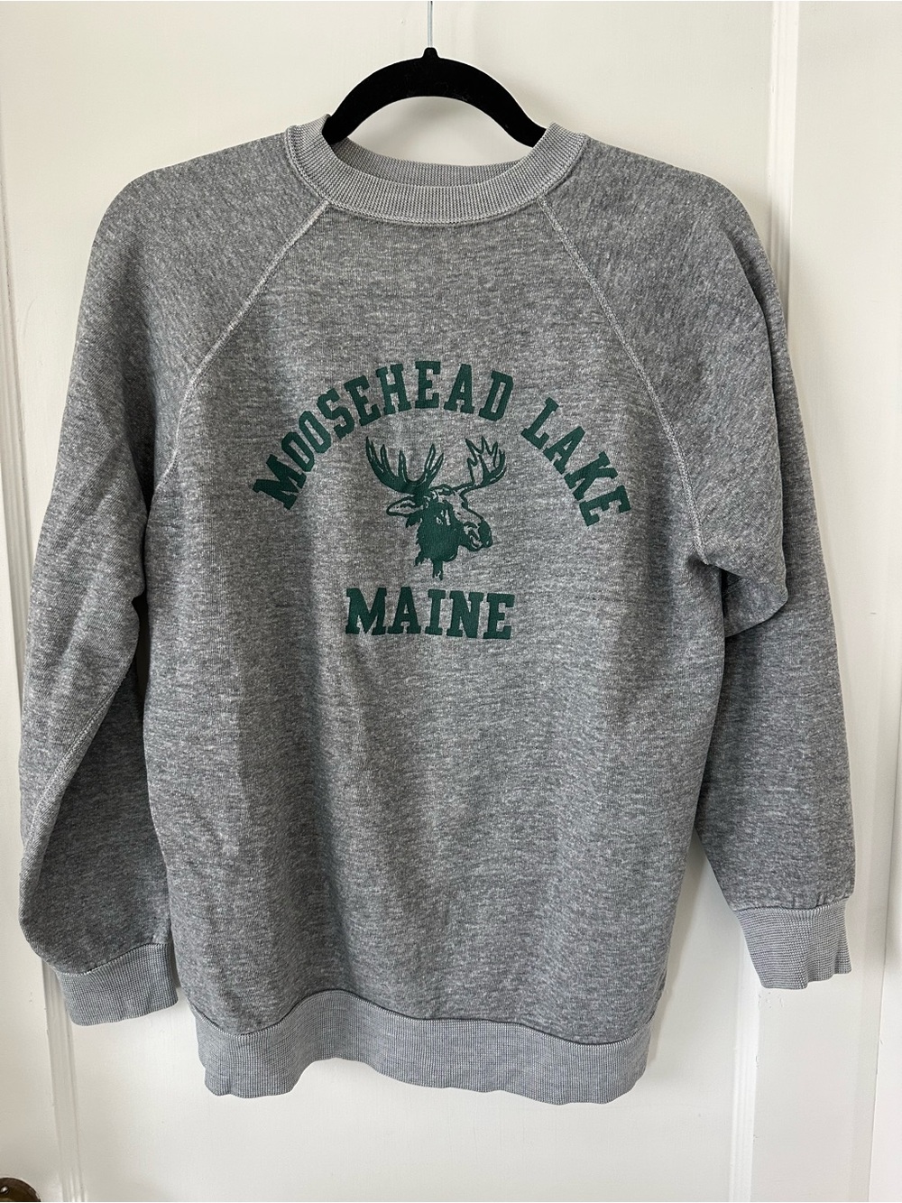 Vintage Crewneck Sweatshirt - Moosehead Lake Maine